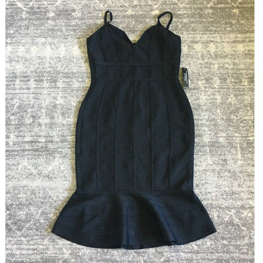 Venus L Dress Tank Strap Knee Length Heavy Fabric